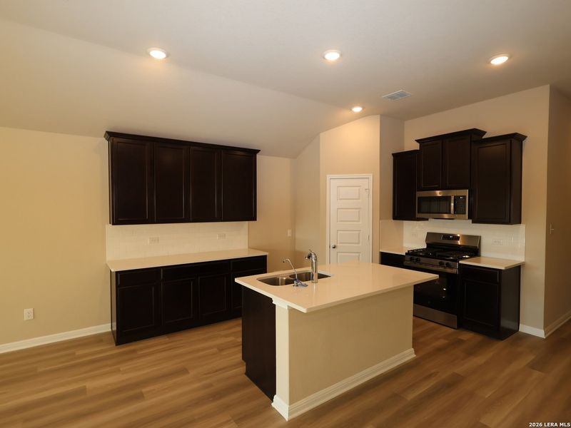 Furnished interior view inside a new home in Mesquite Ridge, San Antonio (Image 7).