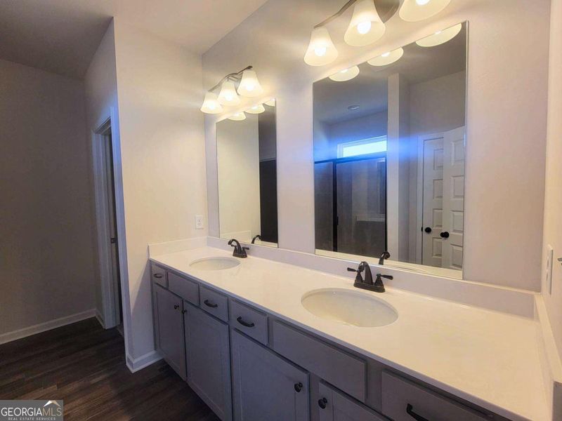 Furnished interior view inside a new home in Bryson Farms, Byron (Image 3).