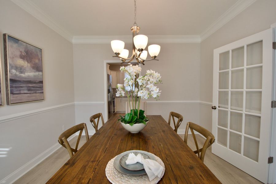 Furnished interior view inside a new home in Parkwood Estates, Leland (Image 13).