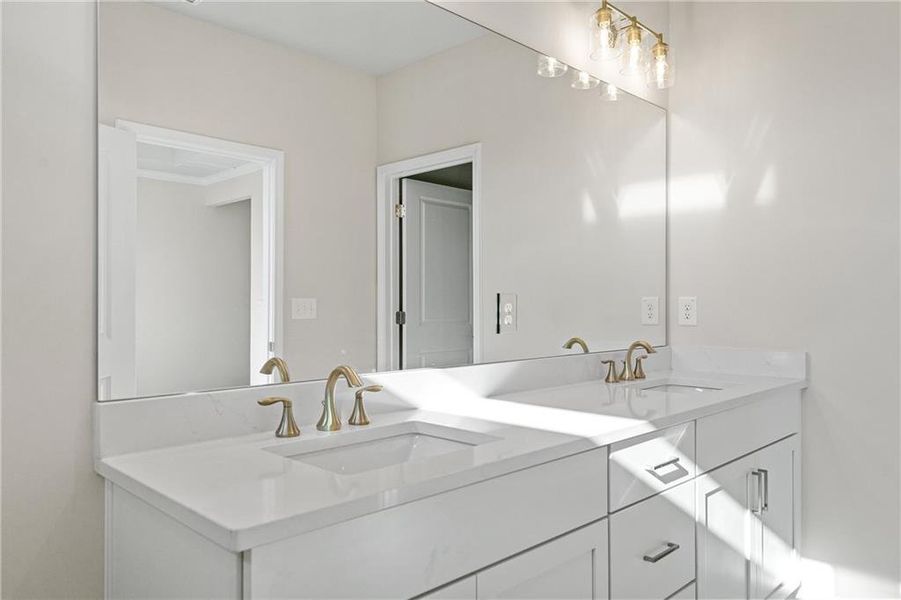 Furnished interior view inside a new home in Kelly Preserve, Loganville (Image 11).