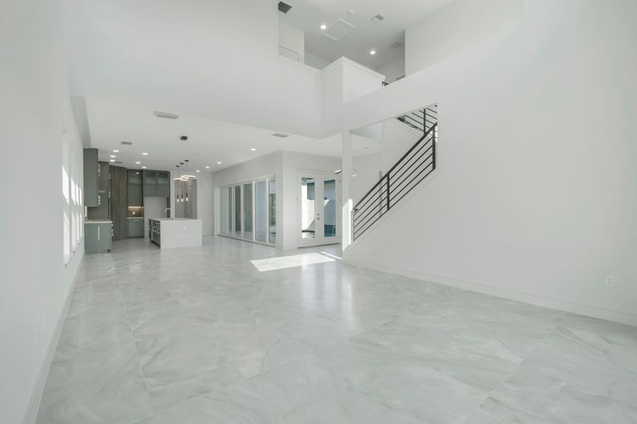 Representative furnished interior of a home built from the Courtyard 50 by ABD Development in Hampton Green at Providence, Davenport (Image 5).