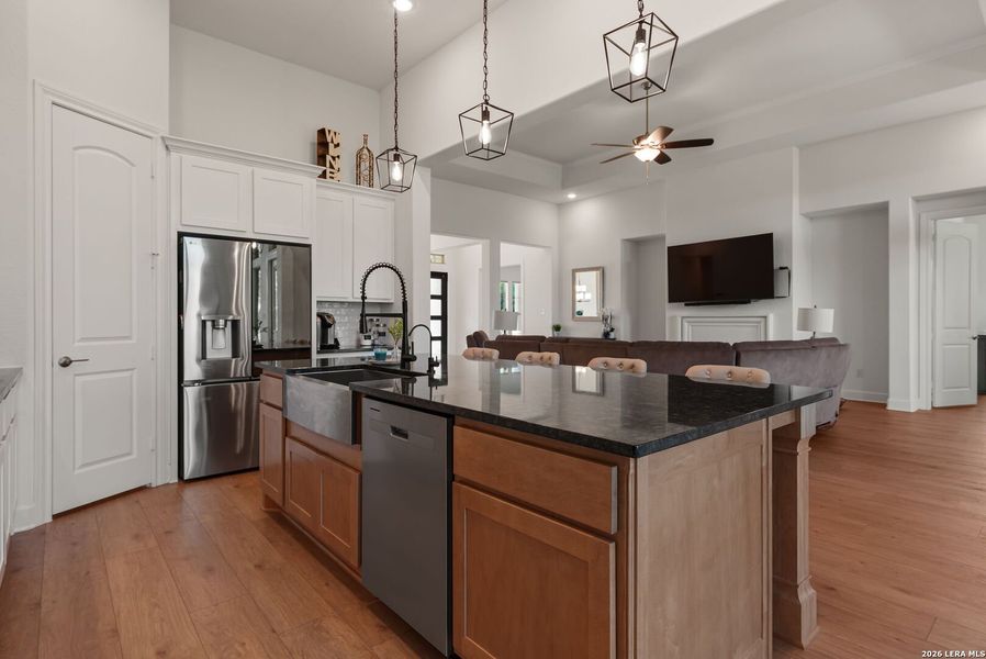 Furnished interior view inside a new home in Legend Park, Castroville (Image 7).