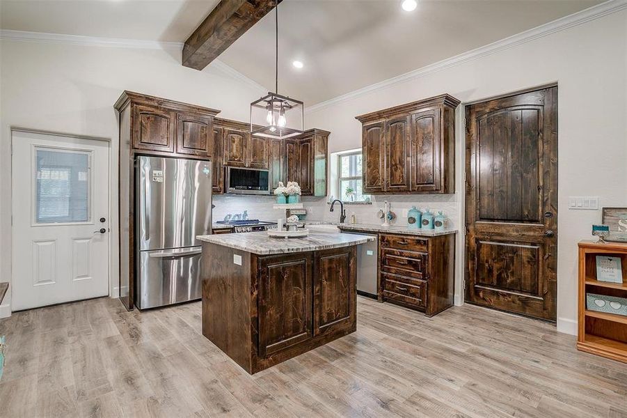 Furnished interior view inside a new home in , Perrin (Image 6).