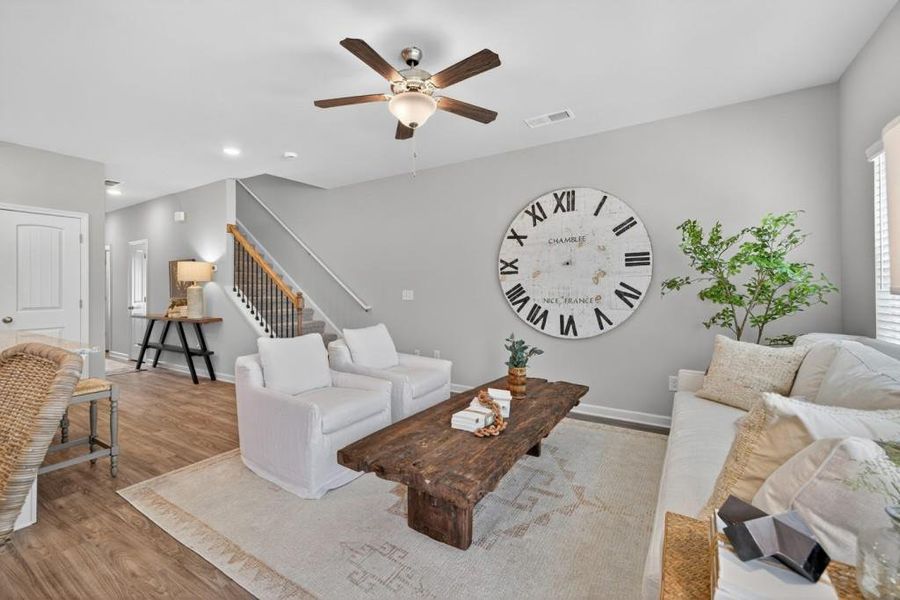 Furnished interior view inside a new home in The Reserve at Clocktower, Douglasville (Image 8).