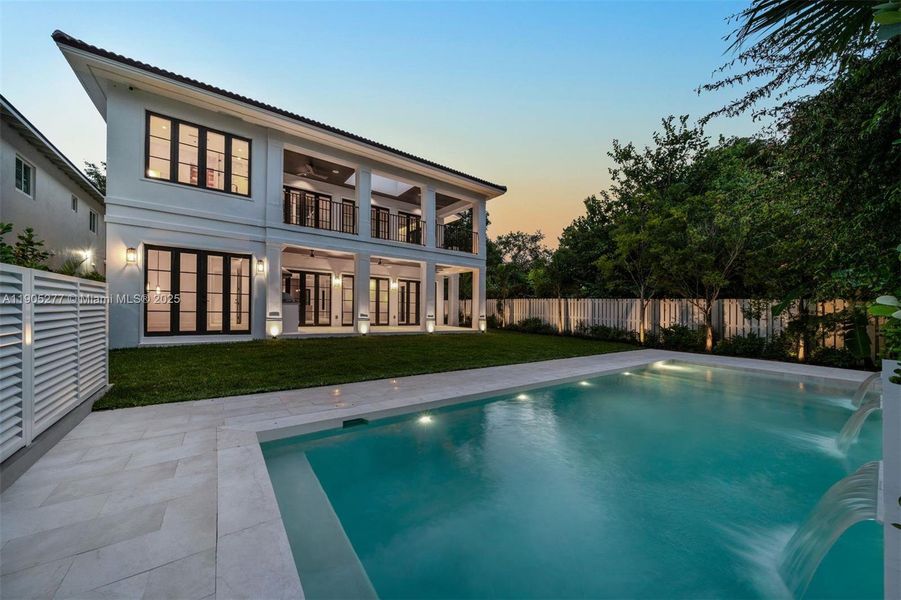 Exterior details and patio area of a home in , Miami (Image 14). Exterior details and patio area of a home in , Miami (Image 14).