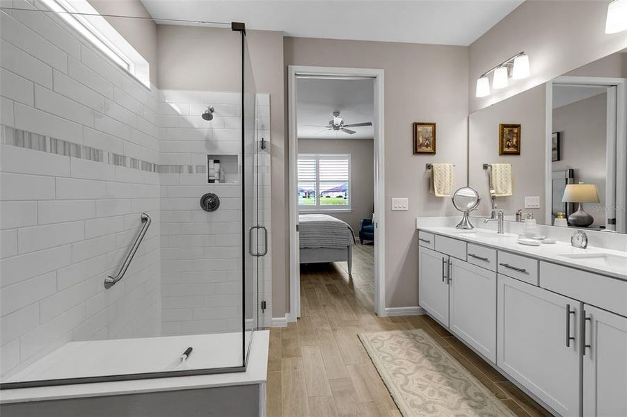 Furnished interior view inside a new home in , Parrish (Image 65).