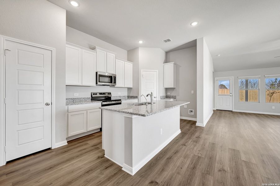 Furnished interior view inside a new home in Greenspoint Heights, Seguin (Image 7).