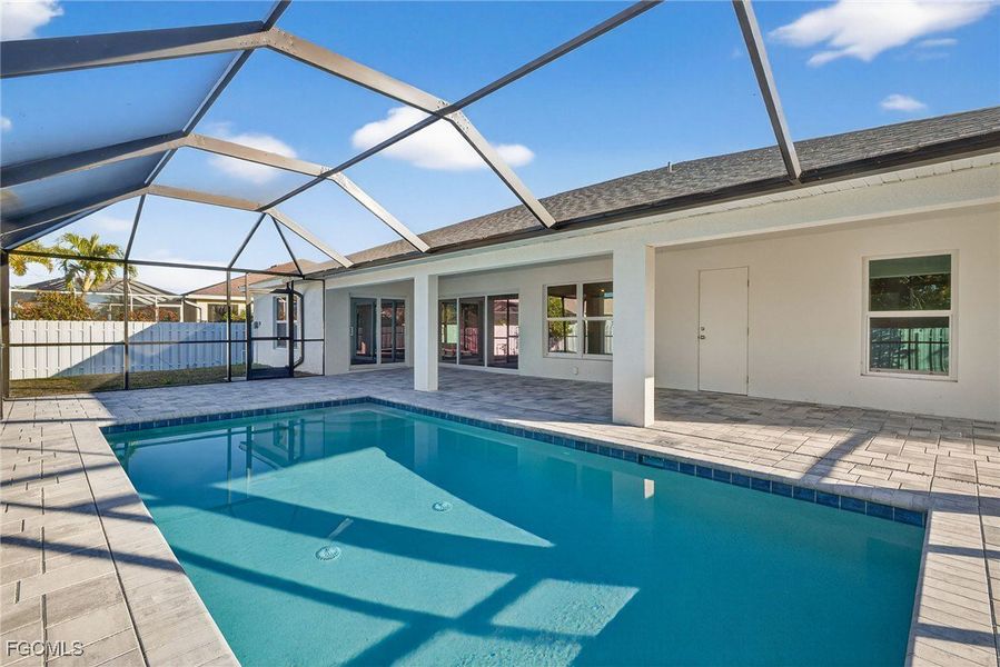 Exterior details and patio area of a home in Cape Coral, Cape Coral (Image 22).