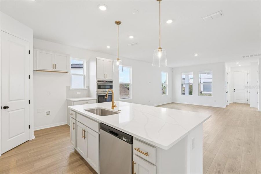 Furnished interior view inside a new home in Weslyn Park Single Family, St. Cloud (Image 11).