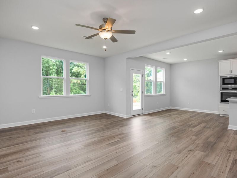 Spacious, unfurnished interior of a new home in Sage on North Main, Wake Forest (Image 14). Spacious, unfurnished interior of a new home in Sage on North Main, Wake Forest (Image 14).