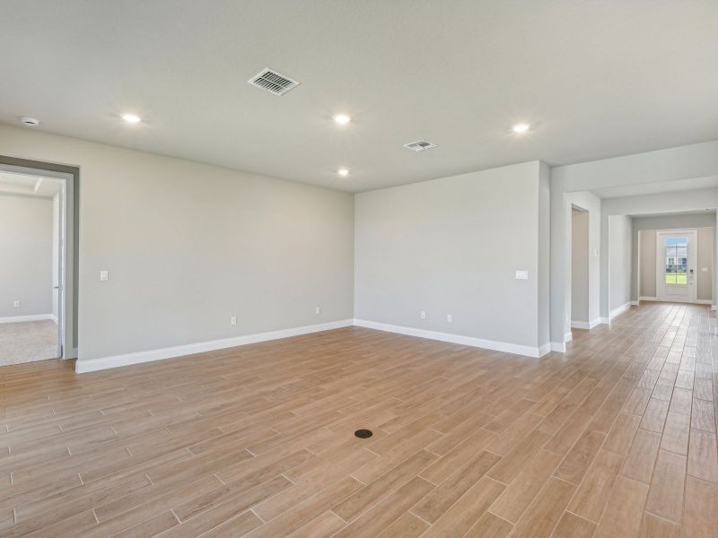 Great Room in the Onyx floorplan at 6406 NW Sweetwood Drive