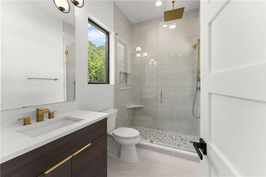 Furnished interior view inside a new home in , Hoschton (Image 26).