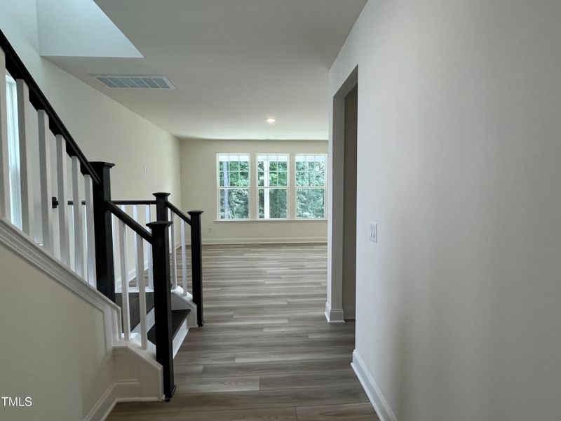 Foyer leading into Family Room