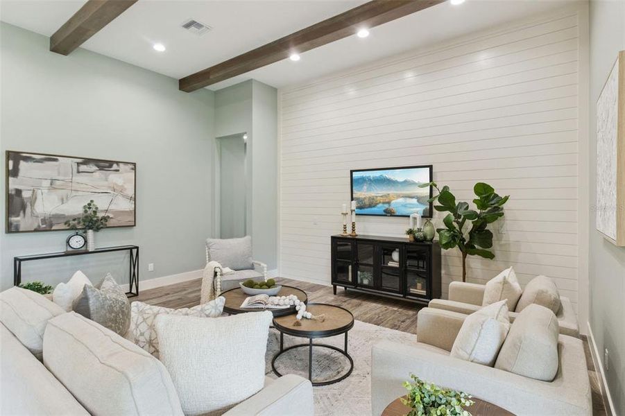 Furnished interior view inside a new home in , Winter Haven (Image 37). Furnished interior view inside a new home in , Winter Haven (Image 37).