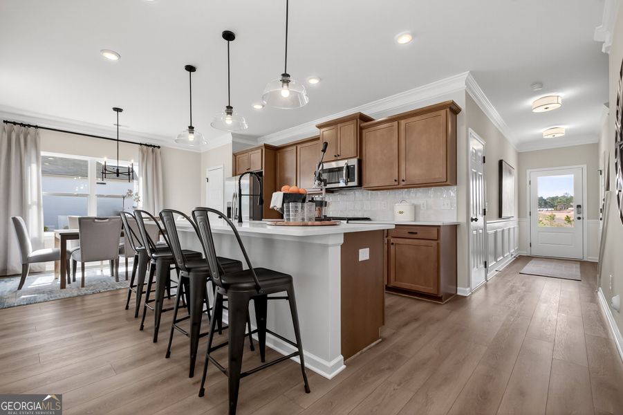 Furnished interior view inside a new home in Stonebridge North, Macon (Image 7).