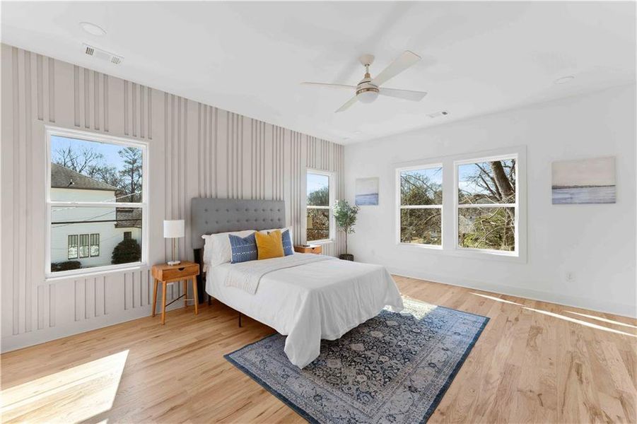 Furnished interior view inside a new home in , Atlanta (Image 18).