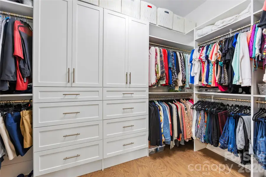Large Custom Primary Closet Large Custom Primary Closet