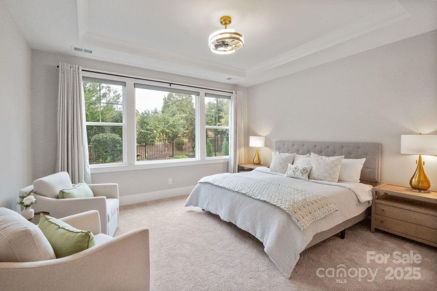 Furnished interior view inside a new home in , Huntersville (Image 32).