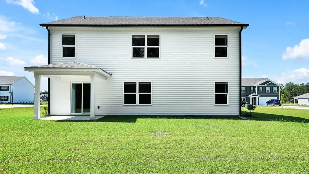 Exterior details and patio area of a home in Merchant Point, Jacksonville (Image 2). Exterior details and patio area of a home in Merchant Point, Jacksonville (Image 2).