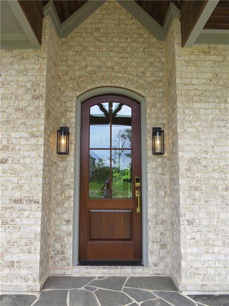 Exterior details and patio area of a home in , Acworth (Image 30).