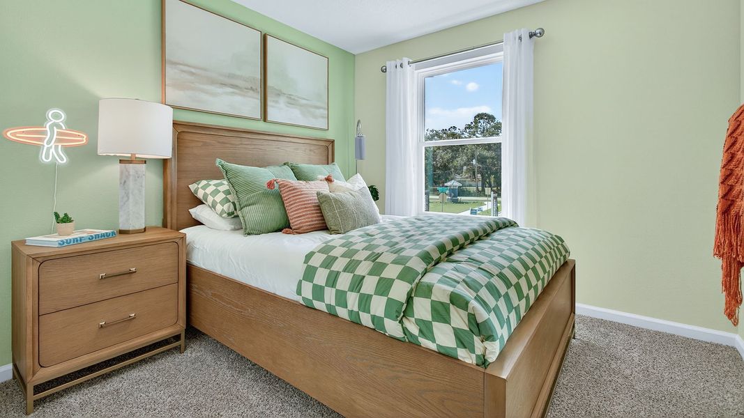 Furnished interior view inside a new home in Trout River, Jacksonville (Image 24).