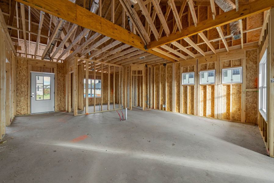 In-progress construction of a new home in Cherry Fields, Clarksville, TN (Image 7).