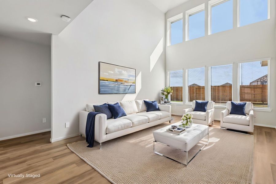 Furnished interior view inside a new home in Kingdom Heights, Rosenberg (Image 7). Furnished interior view inside a new home in Kingdom Heights, Rosenberg (Image 7).