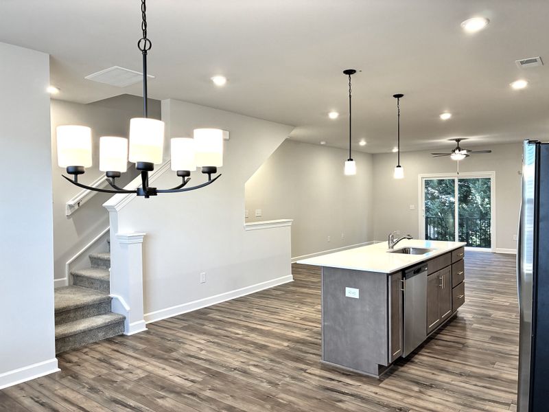 Furnished interior view inside a new home in Miller Park, Greenville (Image 10).