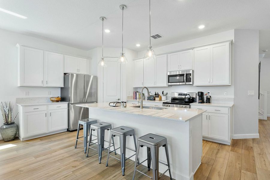 Furnished interior view inside a new home in Delray Trails: The Woods, Delray Beach (Image 15).