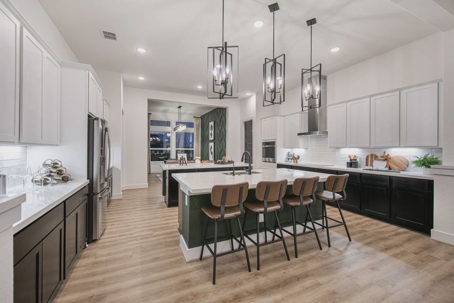 Furnished interior view inside a new home in Mesa Western, Cibolo (Image 5).