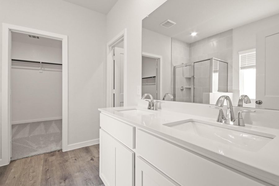 Furnished interior view inside a new home in Oakwood Ranch, Willis (Image 11). Furnished interior view inside a new home in Oakwood Ranch, Willis (Image 11).