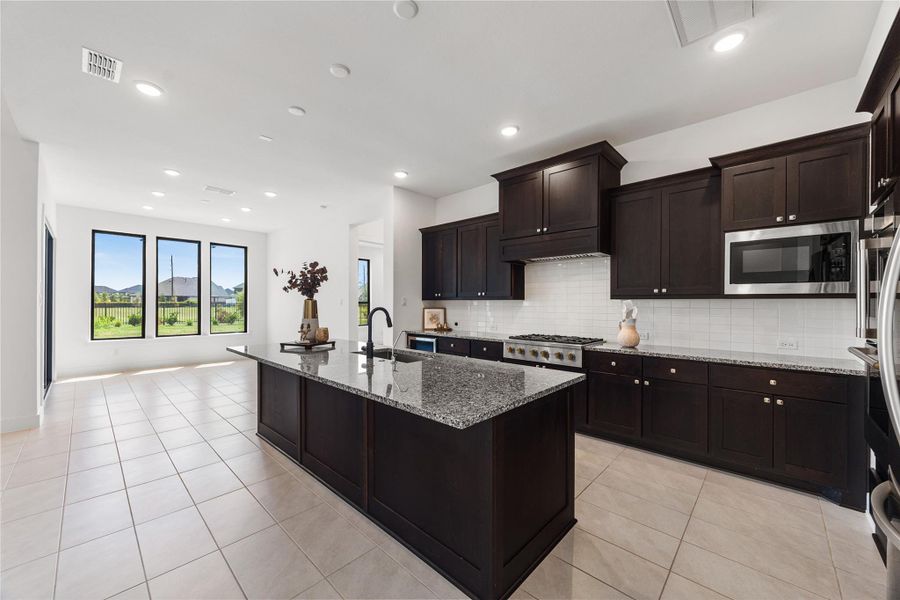 Furnished interior view inside a new home in Harvest Green, Richmond (Image 8).
