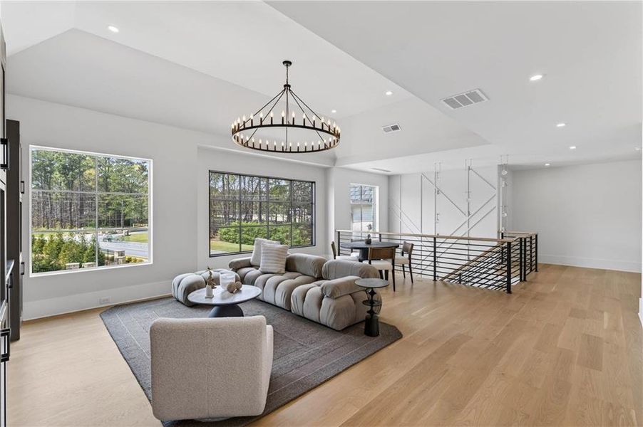 Furnished interior view inside a new home in , Marietta (Image 35).