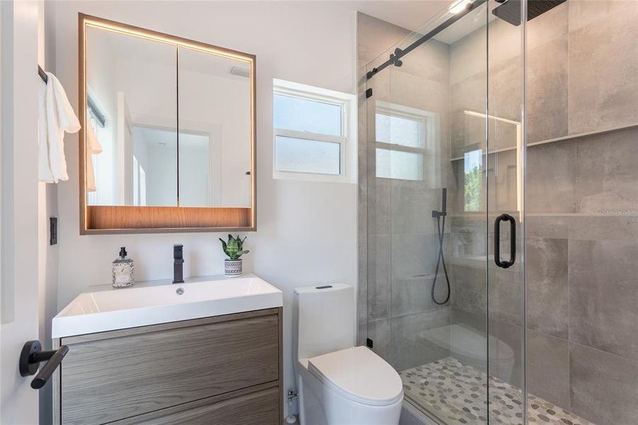 Furnished interior view inside a new home in , St. Petersburg (Image 11).