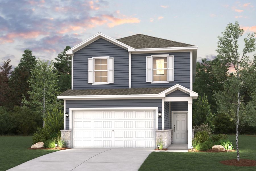 Front exterior of a new home in Cloverdale, Houston, TX, highlighting curb appeal (Image 1). Front exterior of a new home in Cloverdale, Houston, TX, highlighting curb appeal (Image 1).