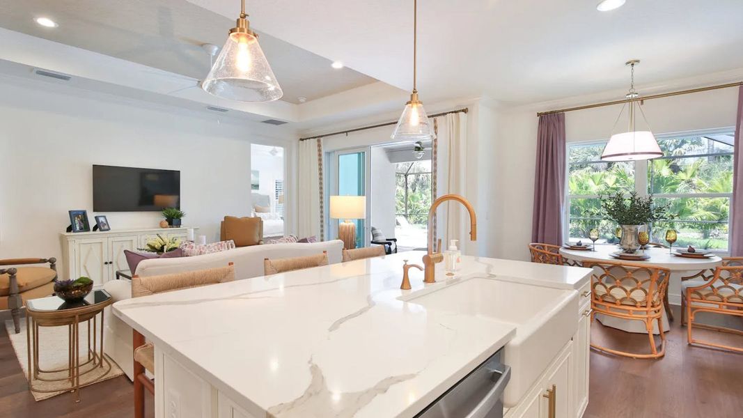 Furnished interior view inside a new home in Windward Real Estate and Homes for Sale in Sarasota, FL - Neal Communities, Lakewood Ranch (Image 16).