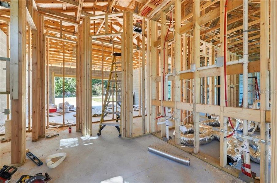 In-progress construction of a new home in , Avon Park, FL (Image 25).