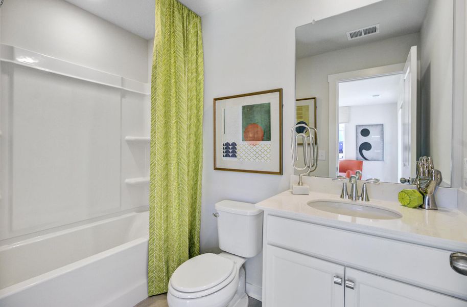 Furnished interior view inside a new home in , Johns Island (Image 17).