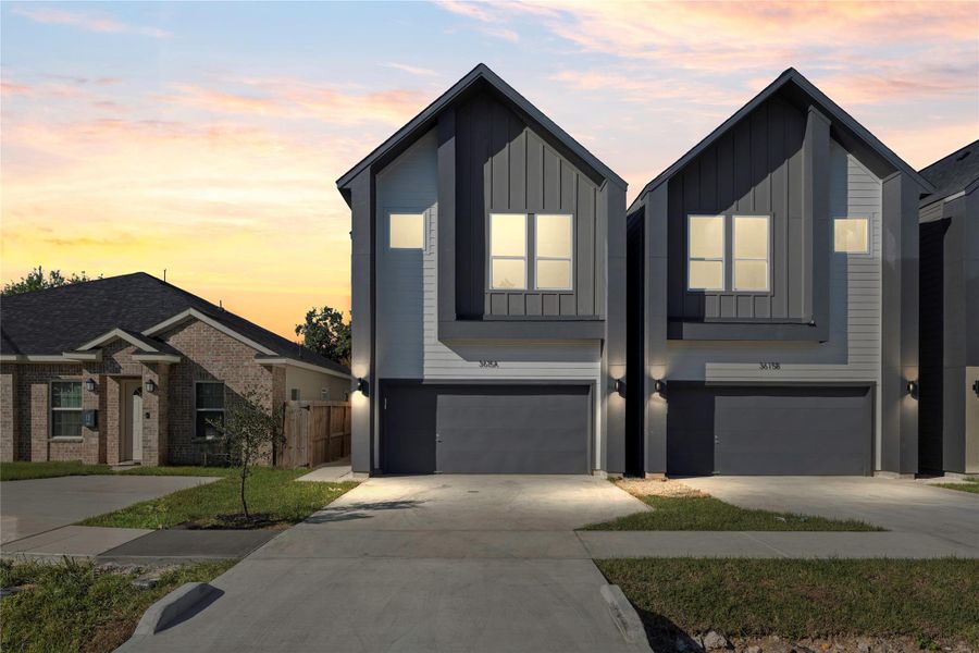 Front exterior of a new home in , Houston, TX, highlighting curb appeal (Image 2).