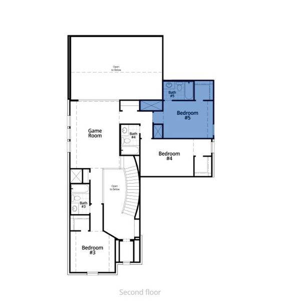 2D floor plan layout of this home in Wildridge, Oak Point, TX (Image 2). 2D floor plan layout of this home in Wildridge, Oak Point, TX (Image 2).