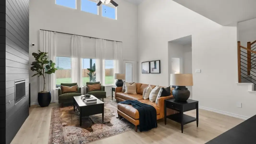 Furnished interior view inside a new home in The Preserve at Forum, Grand Prairie (Image 13).