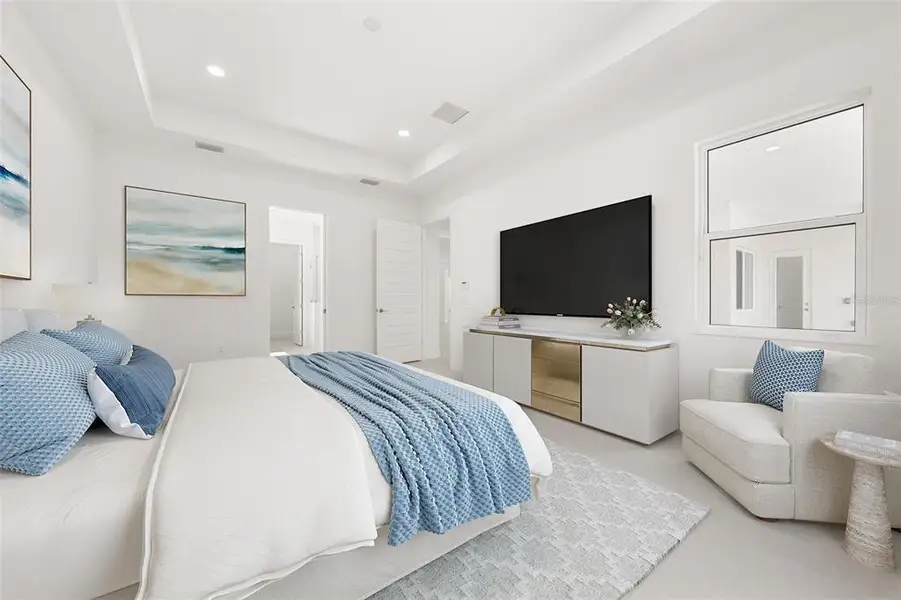 Furnished interior view inside a new home in , Sarasota (Image 14).