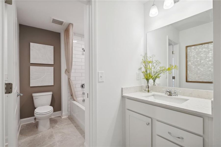Furnished interior view inside a new home in Hamilton Place, Cartersville (Image 27).