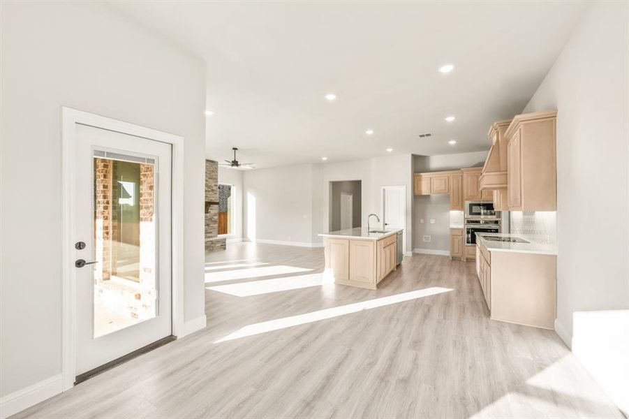 Furnished interior view inside a new home in Mockingbird Hills 60-65, Joshua (Image 13).