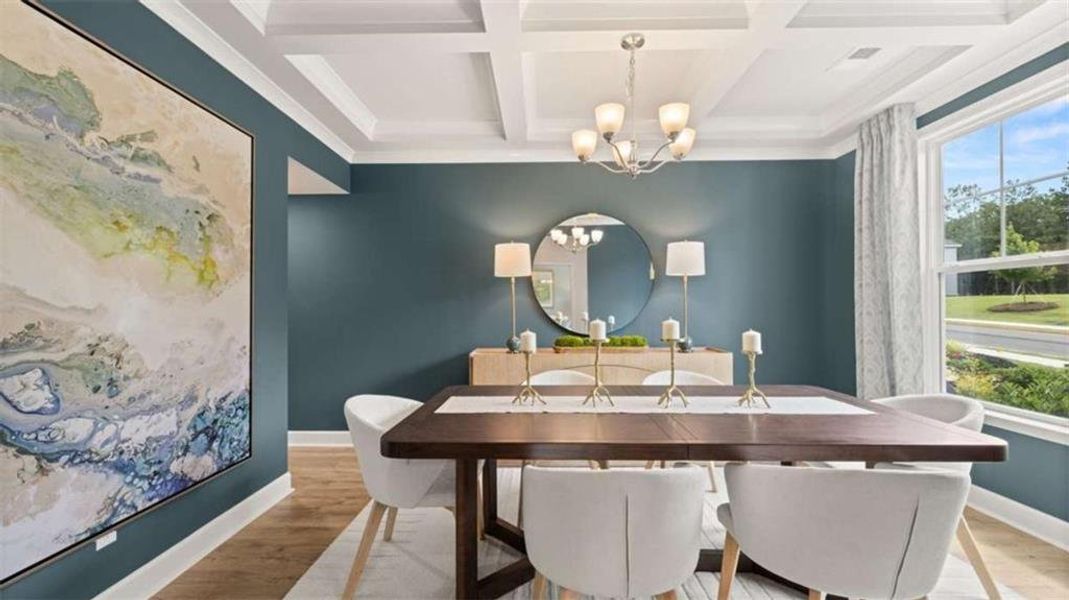 Furnished interior view inside a new home in Heritage Pointe, Senoia (Image 28).