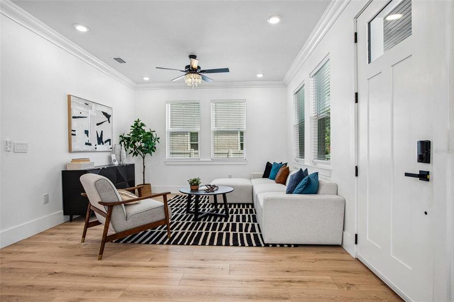 Furnished interior view inside a new home in , Tampa (Image 7).