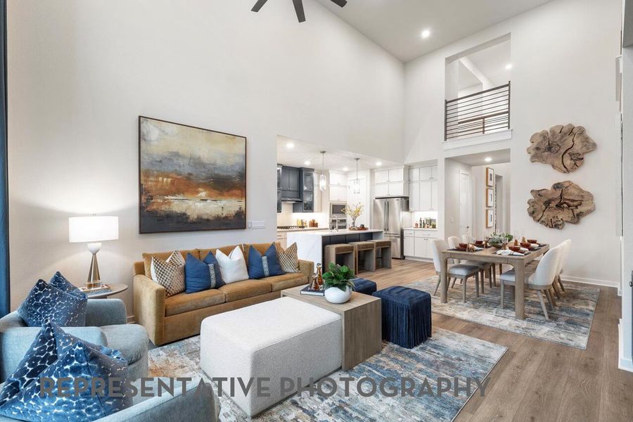 Furnished interior view inside a new home in Goodnight Ranch, Austin (Image 13).
