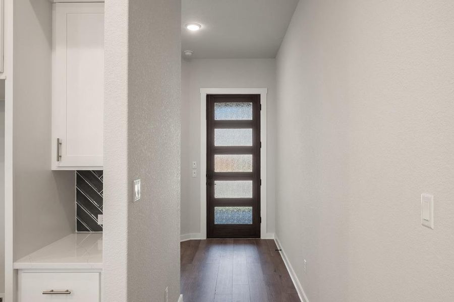 Spacious, unfurnished interior of a new home in Arbor Collection at Lariat, Liberty Hill (Image 15). Spacious, unfurnished interior of a new home in Arbor Collection at Lariat, Liberty Hill (Image 15).