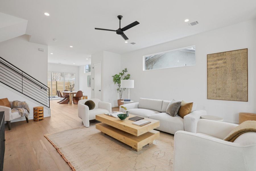 Furnished interior view inside a new home in , Austin (Image 6).