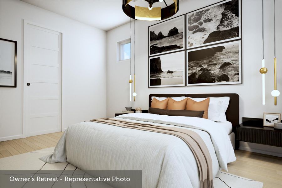Furnished interior view inside a new home in ARTAVIA - Enclave Collection, Conroe (Image 14).